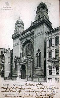Belgium, Shomre Hadass Synagogue Bouwmeestersstraat in Antwerpen